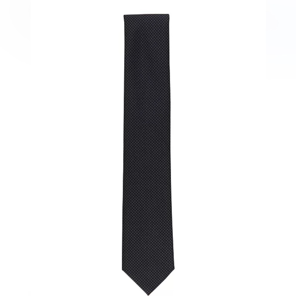 Alfani Men's Dove Slim Tie, Created for Macy's - Black